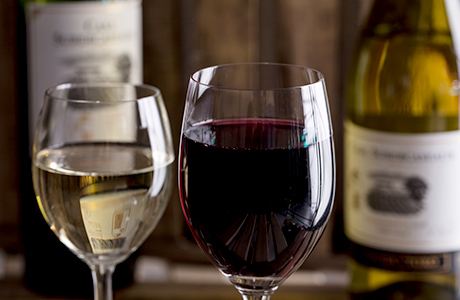 ボトルワインの種類が豊富